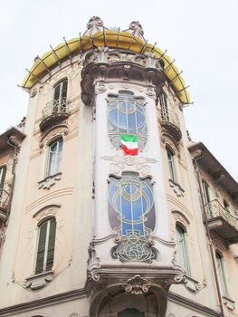 Casa Fleur Fenoglio in Turin Italy ancient liberty architecture