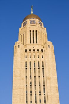 State Capitol of Nebraska in Lincoln.