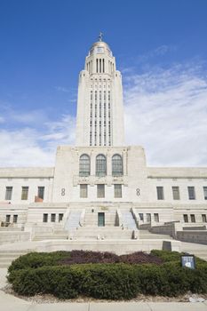 State Capitol of Nebraska in Lincoln.