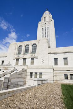 State Capitol of Nebraska in Lincoln.