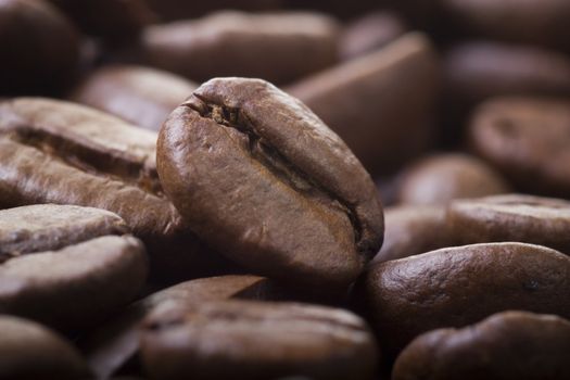 Macro shot of coffee bean