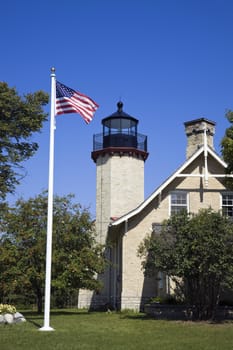 McGulpin's Point Lighthouse, Michigan, USA.