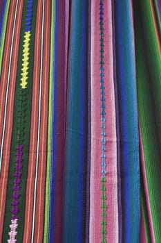 Colorful Blanket - market in Chichicastenango
