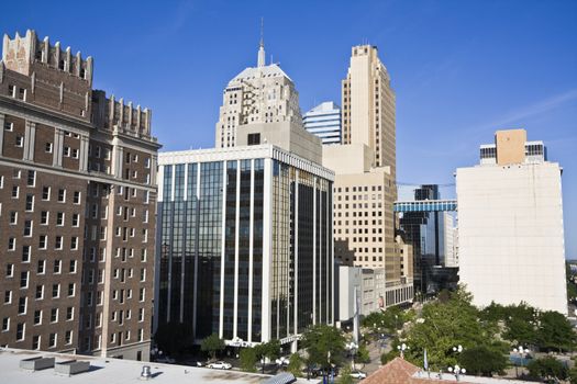 Downtown of Oklahoma City - morning time.