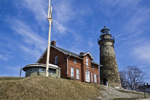 Old Fairport Harbor Lighthouse. Ohio.