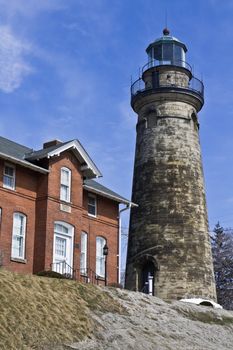 Old Fairport Harbor Lighthouse. Ohio.