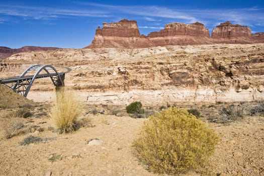 Bridge Above the Canyon, Utah.