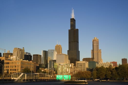 Afternoon Light in downtown Chicago, IL.