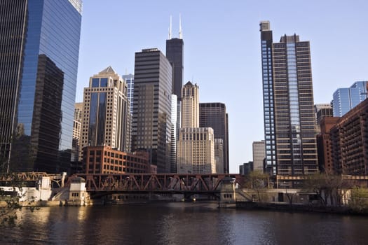 Chicago River - Downtown Chicago, IL.