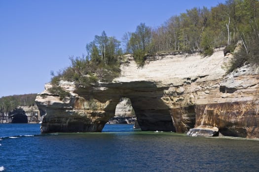 Arch in Pictured Rocks National Lakeshore