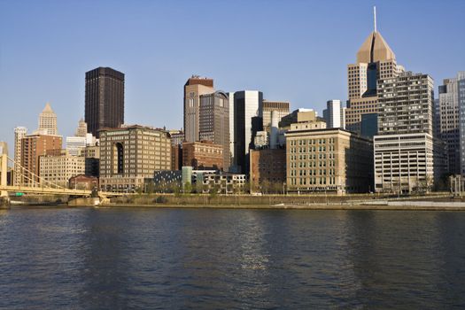 Skyscrapers in Downtown Pittsburgh, Pennsylvania.