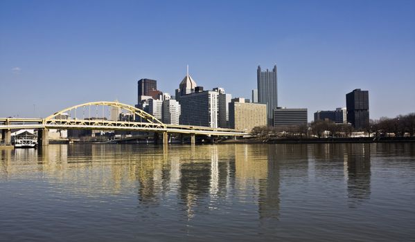 Skyscrapers in Downtown Pittsburgh, Pennsylvania.