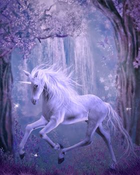 3d render of an unicorn