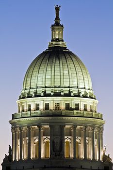 State Capitol of Wisconsin in Madison.