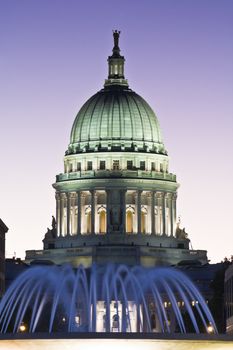 State Capitol of Wisconsin in Madison.