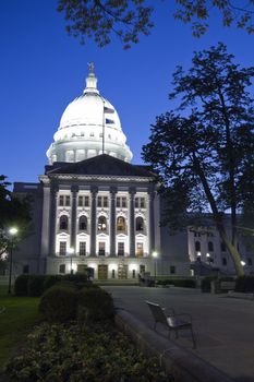 State Capitol of Wisconsin in Madison.