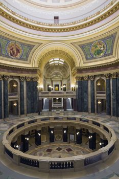 Interior of State Capitol in Madison.