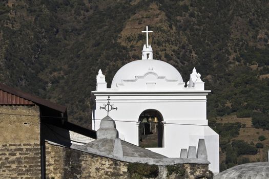 White Church in Santiago, Guatemala