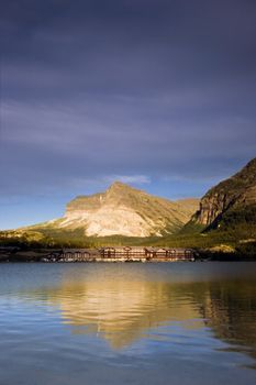 Hotel in Glacier National Park, Montana.