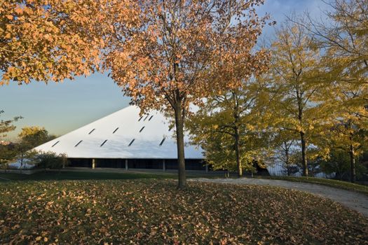 Autumn by Wright College in Chicago