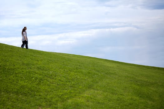 View of young couple looking at each other