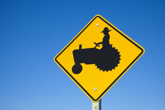 Be careful! Farmers on tractors!