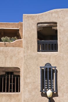 Building in Santa Fe, New Mexico.