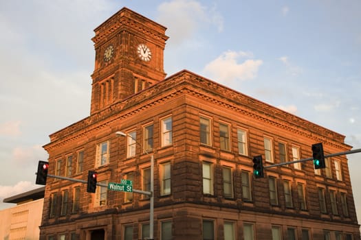 Clock Tower in Rockford, Illinois.