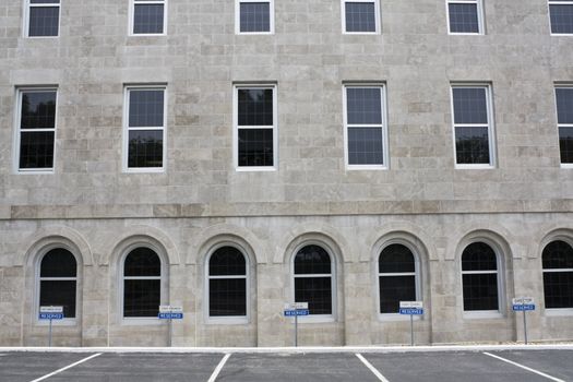 Reserved Parking - state capitol administration building