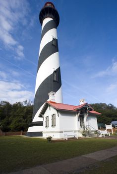 Lighthouse in St. Augustine, Florida.