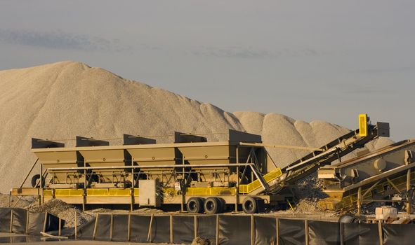 Working in the Cement Factory - Chicago, IL.