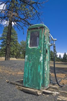 Old gas pump found in New Mexico