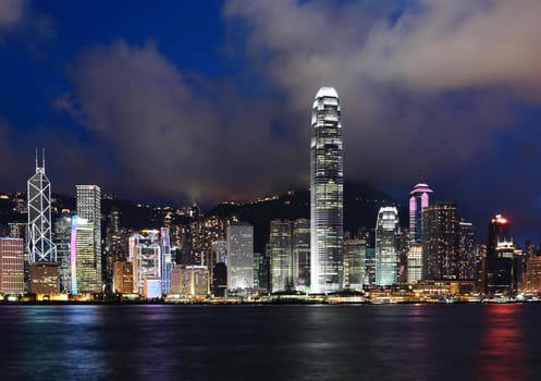 Hong Kong at night