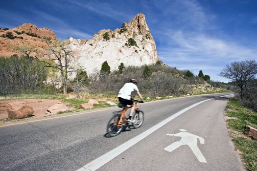 Biking Garden of the Gods - Colorado Springs