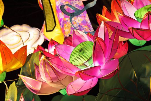 lotus lantern for mid autumn festival