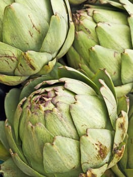 artichoke at a farmer market