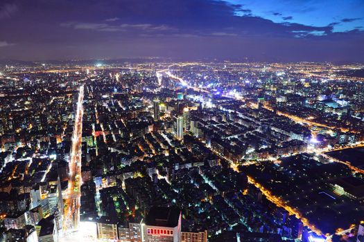 taipei city at night