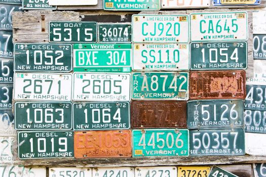 registration numbers, USA