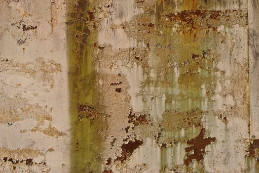 texture series: rusty painted steel background