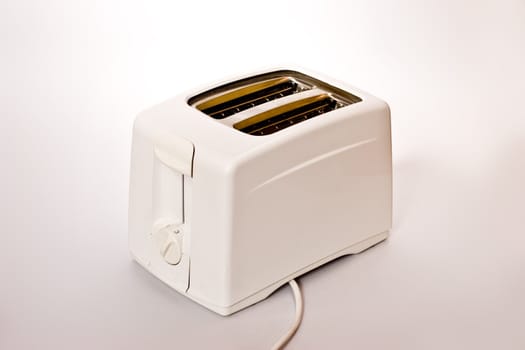 kitchen series: white electric toaster over white