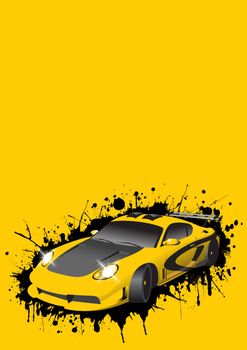 Fantastic Car Series vector illustration. More fantastic cars look in my gallery.