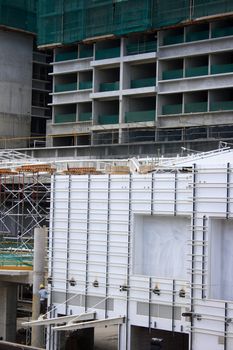 View of a Construction site, work in progress.