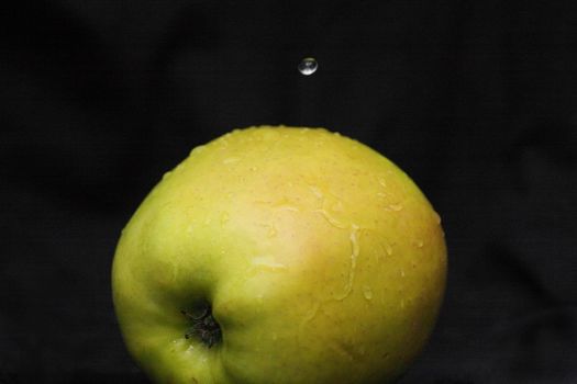 Apple, drop, wet, water, fruit, vitamin