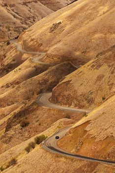 Highway 129 and the Grand Ronde River Canyon, Wallowa County, Oregon, USA