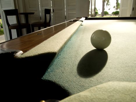 Pool game on table! Billiard game