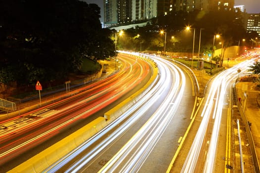 traffic at night
