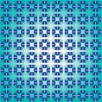 abstract blue seamless pattern, retro texture; vector art illustration