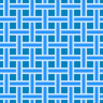 blue seamless horizontal mesh, abstract texture; vector art illustration