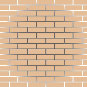 Bricks, wall. vector art illustration