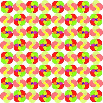 circles seamless abstract pattern, art illustration